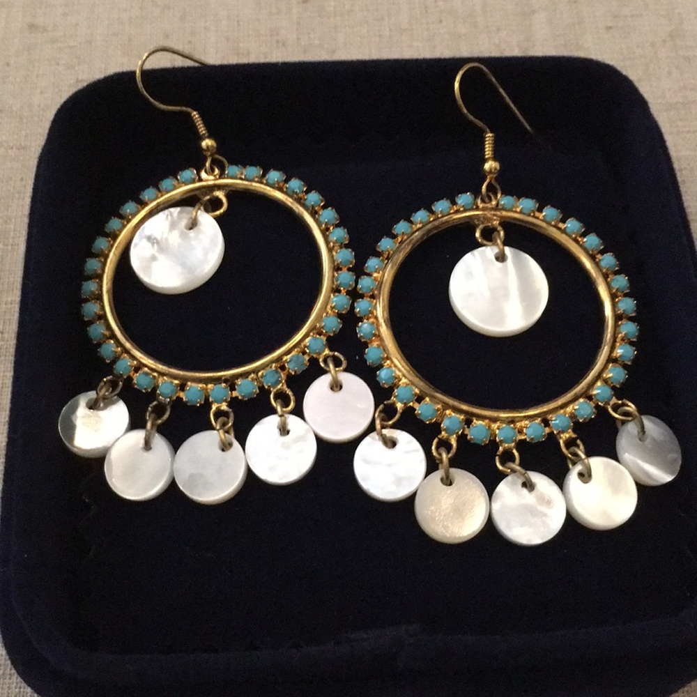 Canopy Designs Gold Chandelier Earrings